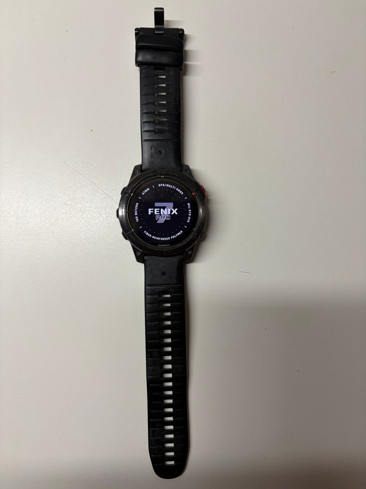 Garmin Fenix 7 Pro Solar incl. oplaadkabel, Zwart, Ophalen of Verzenden, Waterdicht, Android