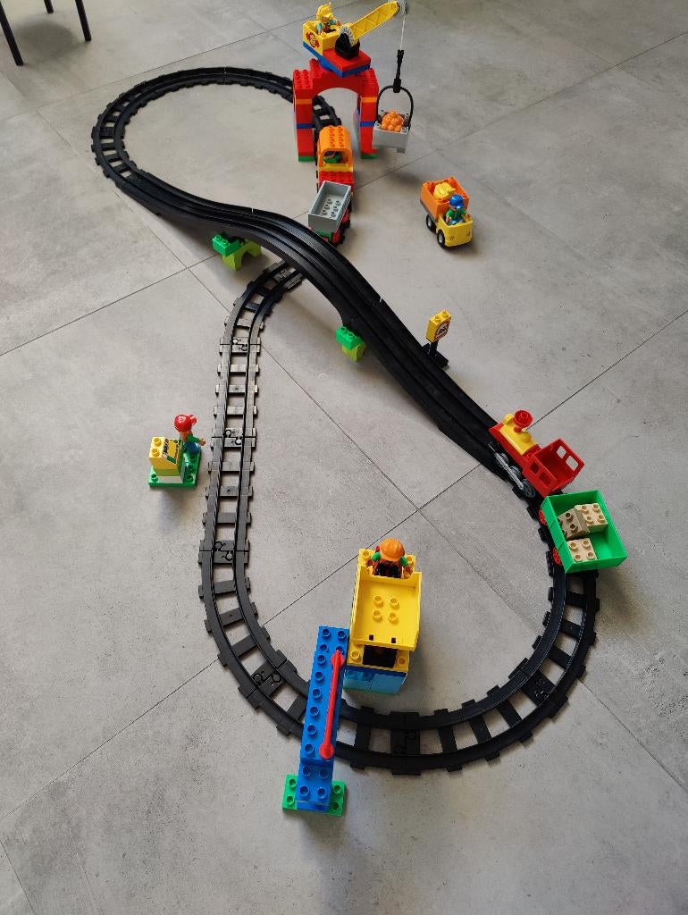 DUPLO Luxe Treinbaan set - 10508 - LEGO, Kinderen en Baby's, Speelgoed | Duplo en Lego, Ophalen of Verzenden, Zo goed als nieuw