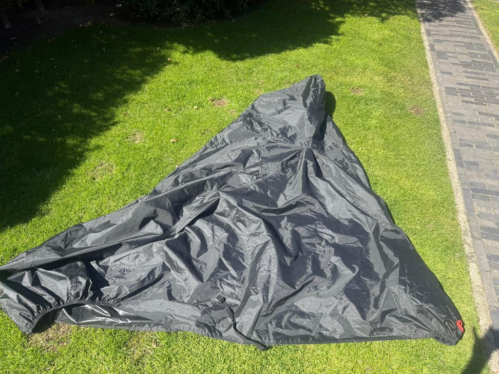 Scooterhoes met windscherm maat M, Ophalen of Verzenden, Zo goed als nieuw, Overige typen