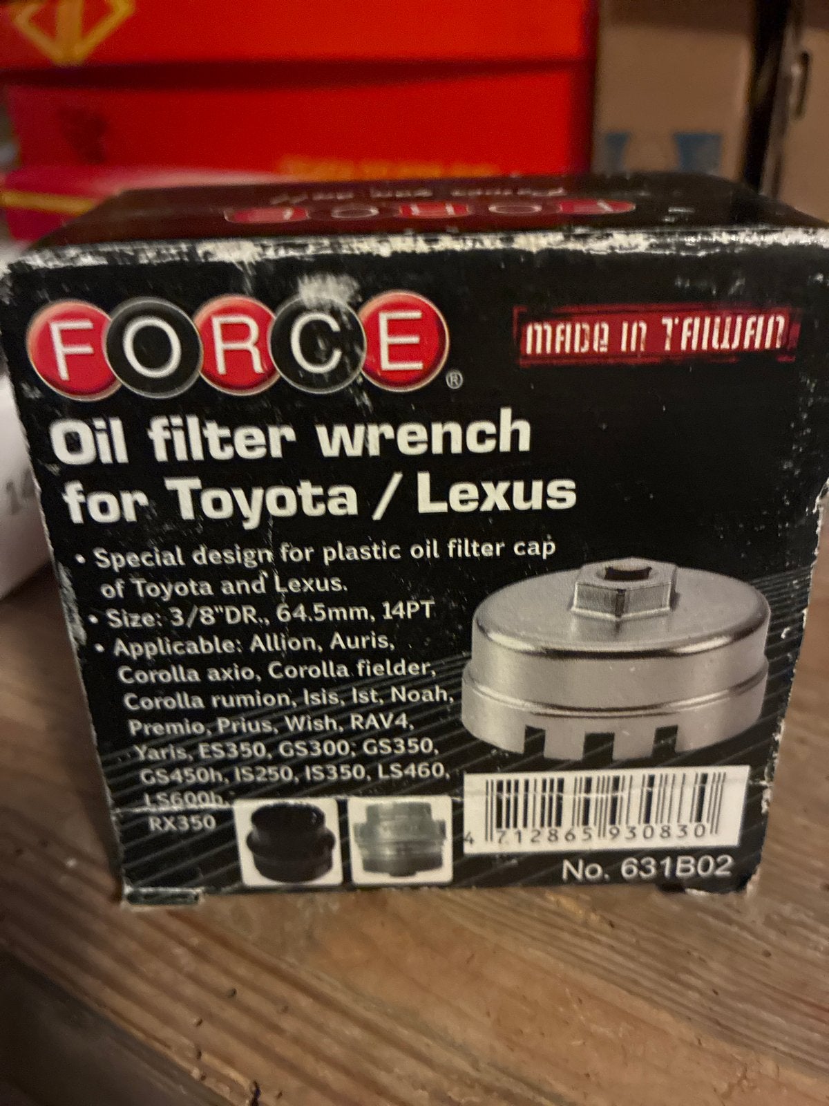 Olie filtersleutel voor Toyota / Lexus - Force 631B02, Ophalen of Verzenden, Zo goed als nieuw