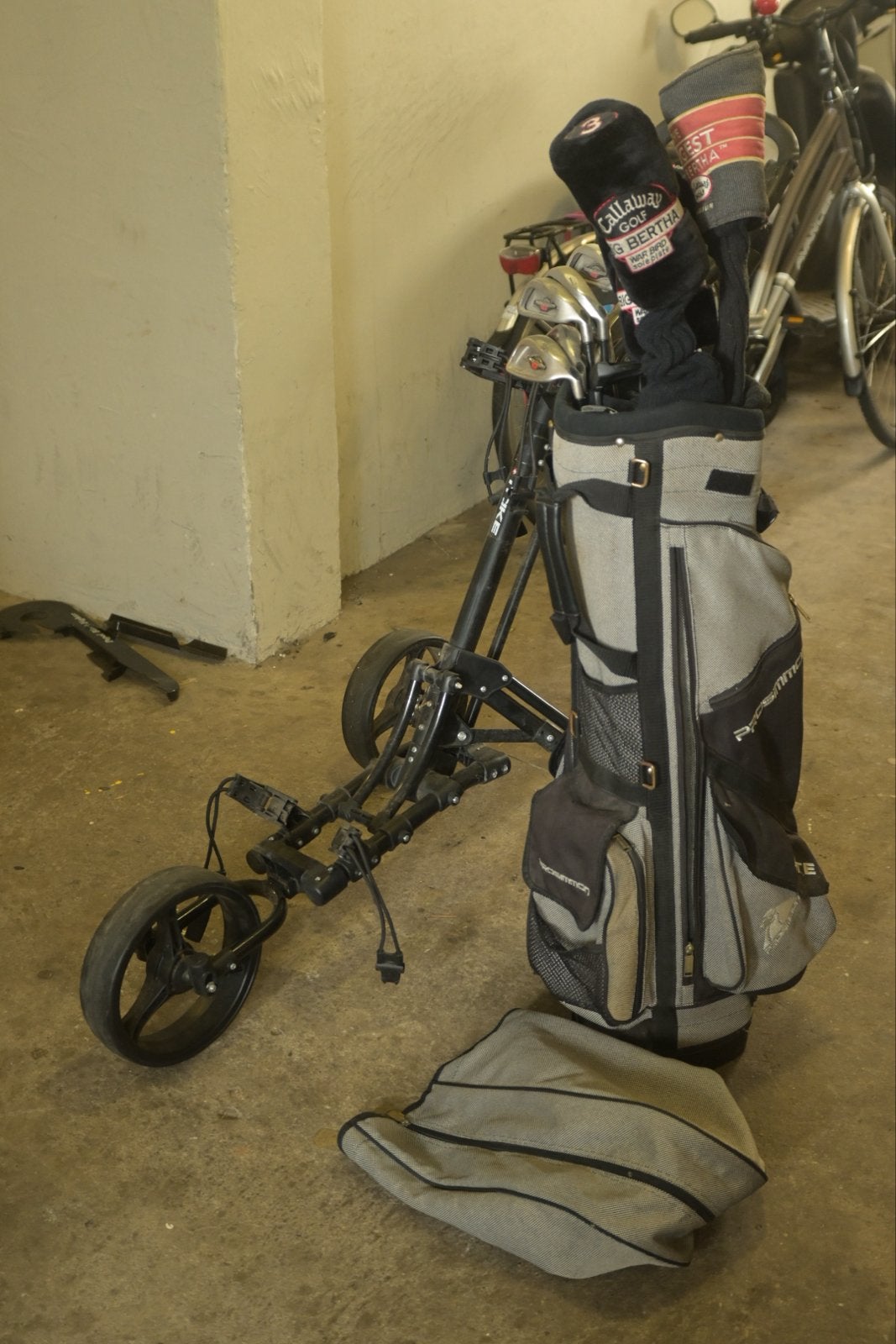 Complete Golfset met Callaway clubs en golfkar, Ophalen, Gebruikt, Set, Callaway