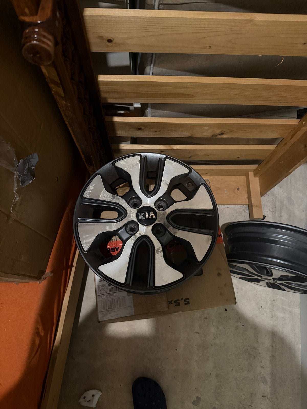 Set van 4 originele Kia velgen 14 inch, Auto-onderdelen, Ophalen, Gebruikt, Velg(en)
