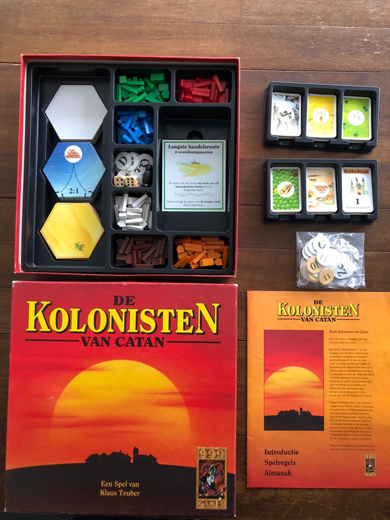 Kolonisten van Catan tm 6p - houten variant, Ophalen of Verzenden, Gebruikt