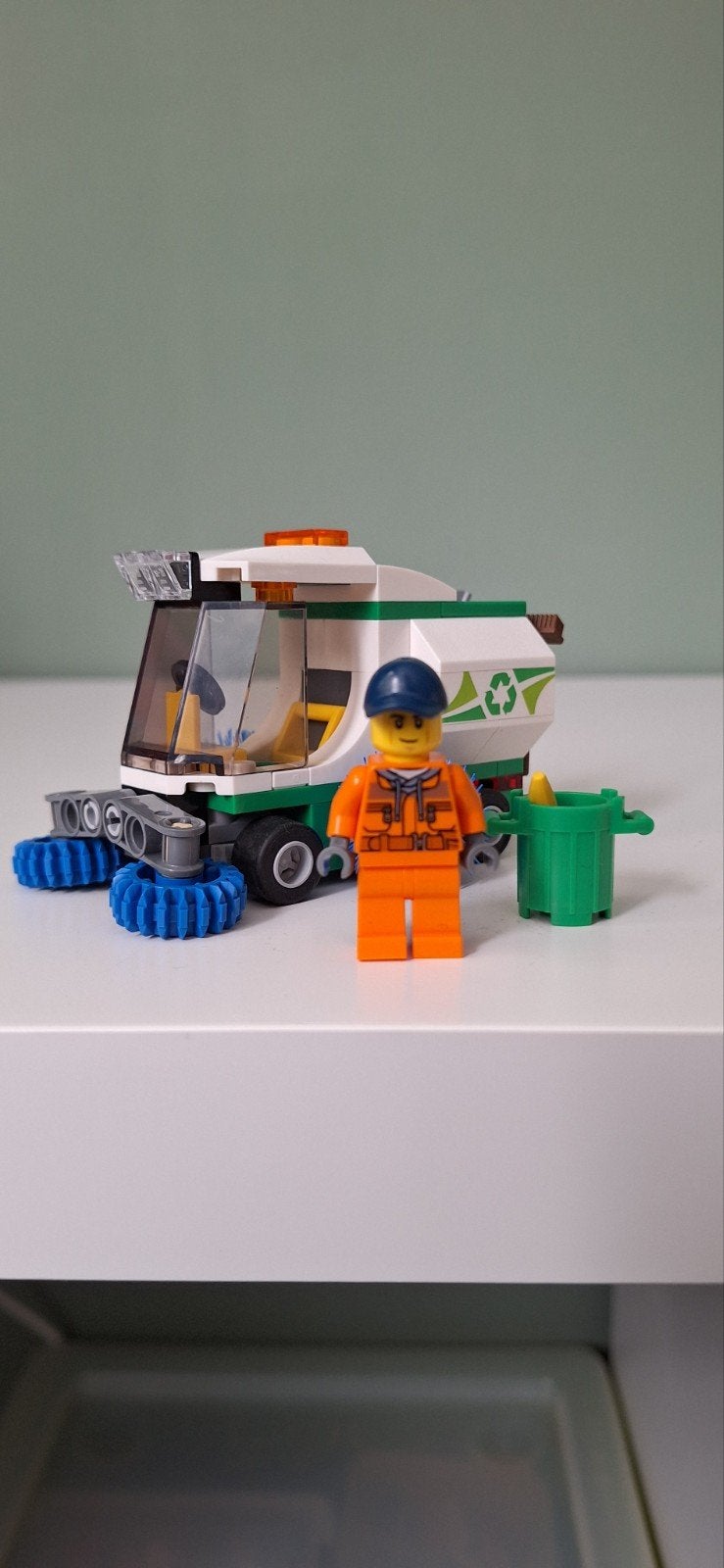 LEGO City Veegwagen 60249 met minifiguur en instructies, Compleet, City, Lego, Ophalen of Verzenden