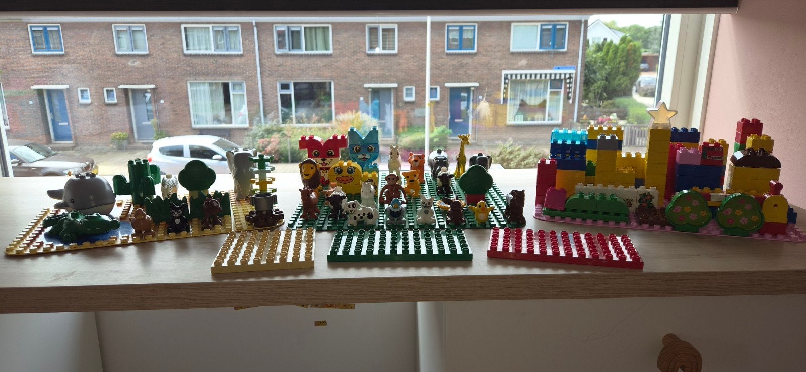 Veel Duplo, dieren, grondplaten, blokjes enz., Kinderen en Baby's, Ophalen, Gebruikt, Duplo