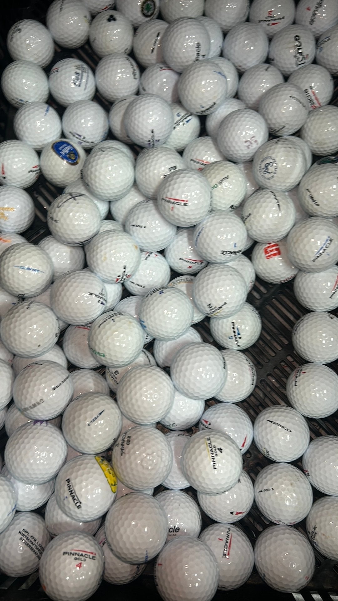 Pinnacle gold golfballen 100 stuks AAAA kwaliteit, Sport en Fitness, Ophalen of Verzenden, Zo goed als nieuw, Bal(len)