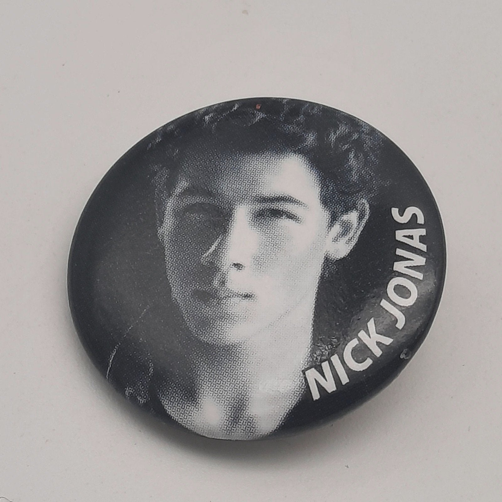 Button Nick Jonas, Ophalen of Verzenden, Zo goed als nieuw, Overige onderwerpen, Button