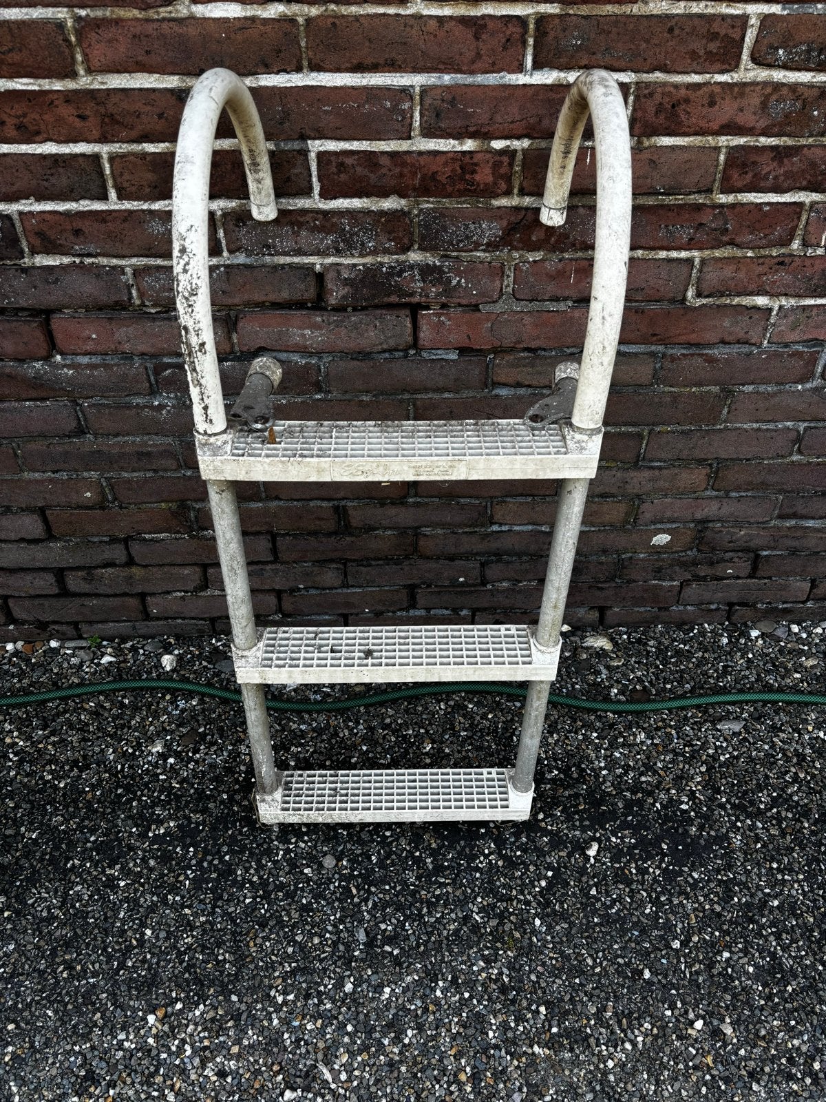 Gebruikte trap met 3 treden - Hoogte trede 62 cm, Watersport en Boten, Ophalen, Gebruikt, Overige typen