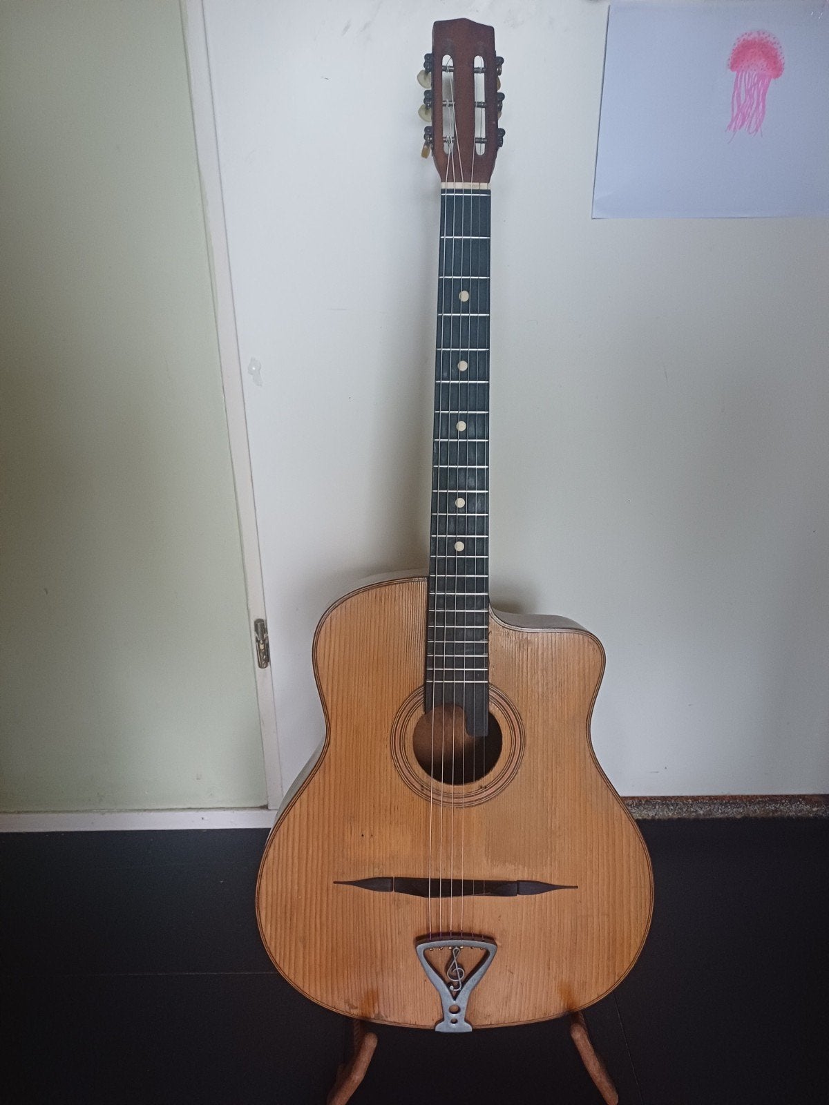 gypsy jazz gitaar Busato atelier rond, Ophalen, Klassieke of Spaanse gitaar