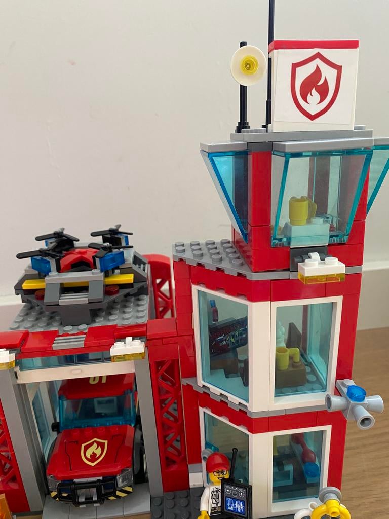 Kazerne brandweer City 60215, City, Lego, Ophalen of Verzenden, Complete set