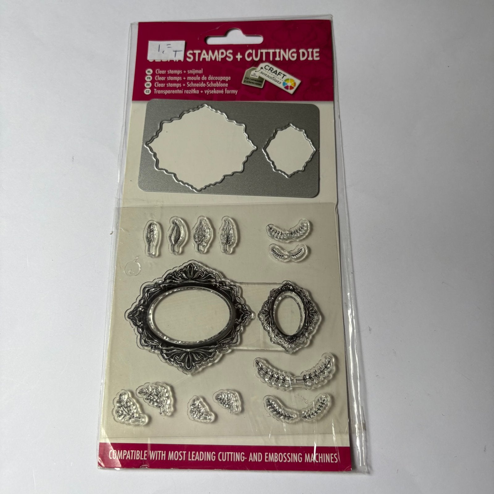 Craft stempel met snijmal set 3, Ophalen of Verzenden, Zo goed als nieuw, Overige thema's, Pons of Mal