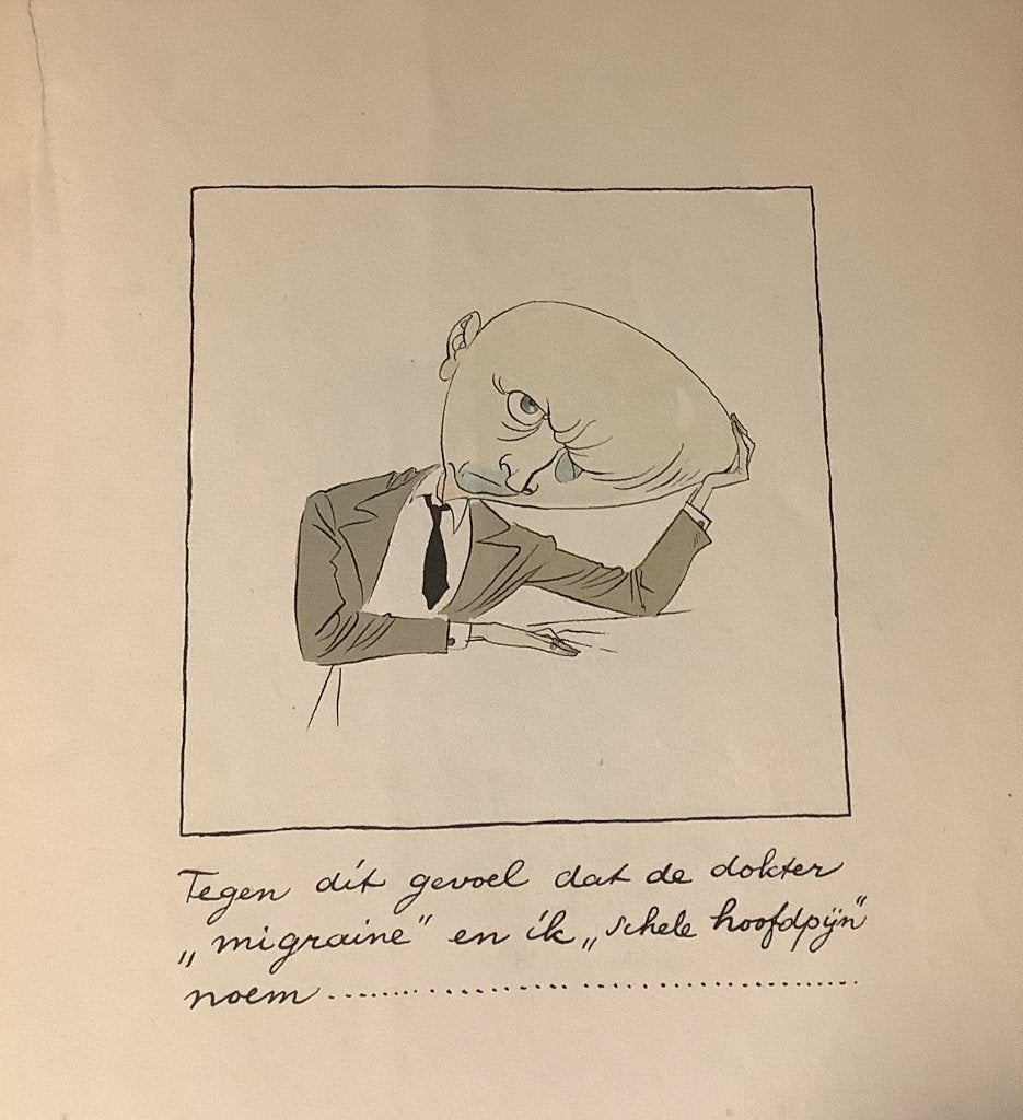Jo spier illustrator Bayer Aspirine, Ophalen of Verzenden, Gelezen, Overige onderwerpen