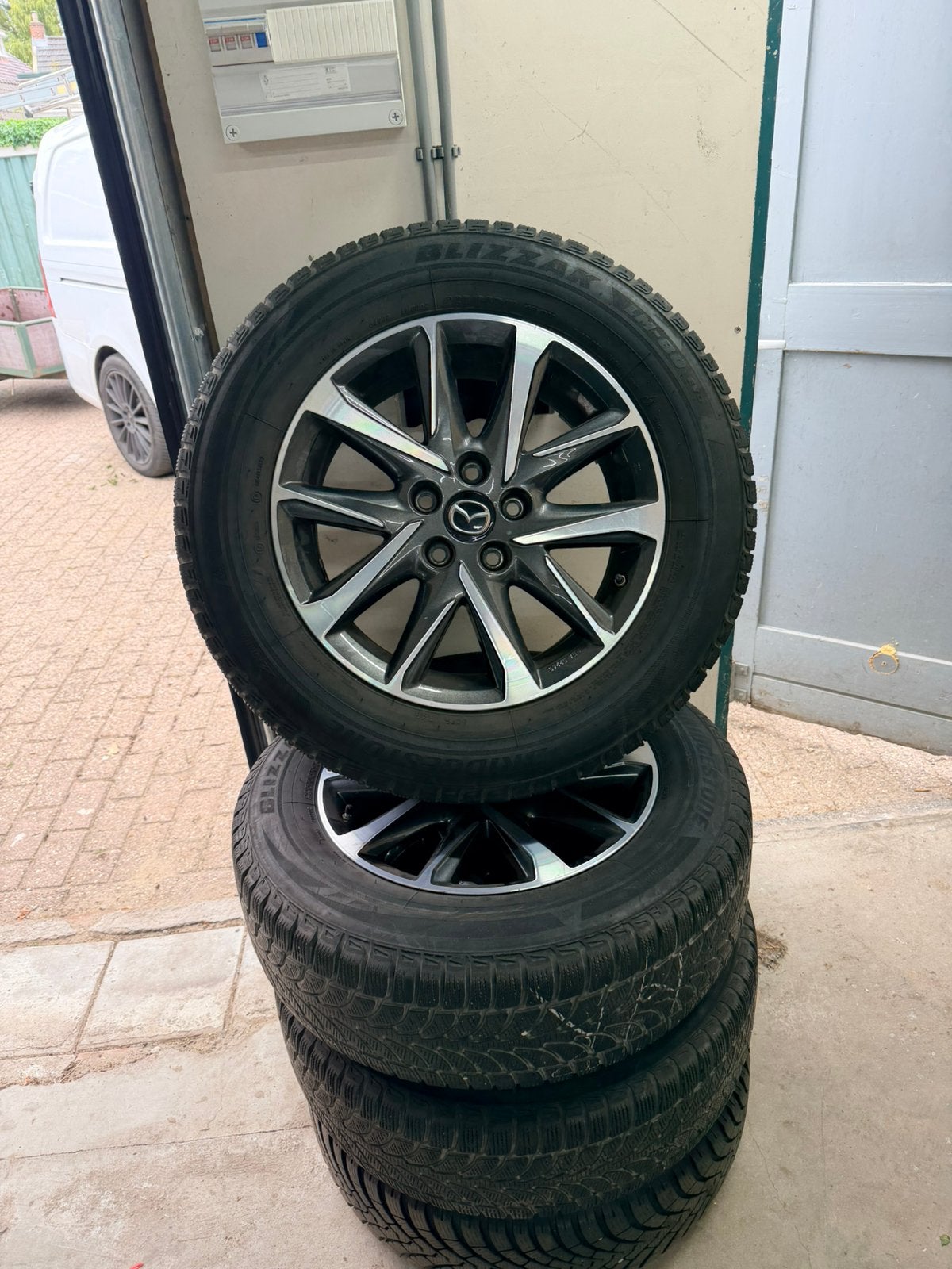 Orgineel mazda cx5 velgen met winterbanden