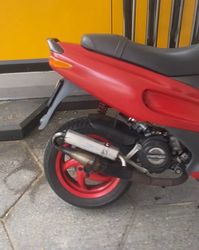 Hebo manston sprint terugloop uitlaat voor gilera runner, Ophalen of Verzenden