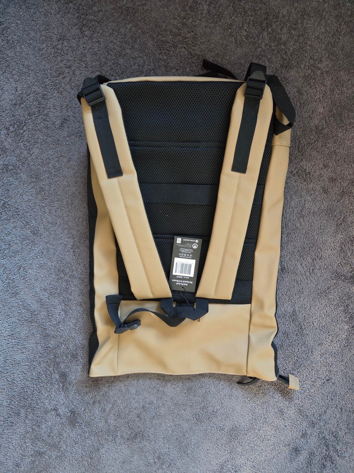Norländer Dull PU Roltop Rugzak 2.0 Camel - Nieuw, Ophalen of Verzenden, Nieuw, Overige merken, Waterdicht