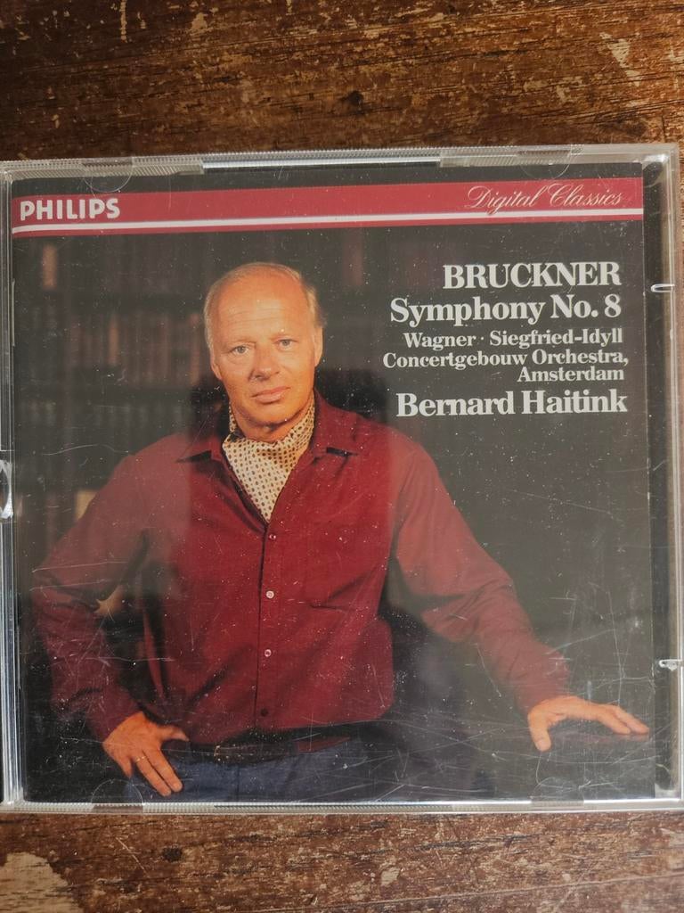 Bruckner Symfonie 8 & Wagner Siegfried-Idyll - Haitink CD, Ophalen of Verzenden, Romantiek, Zo goed als nieuw, Orkest of Ballet