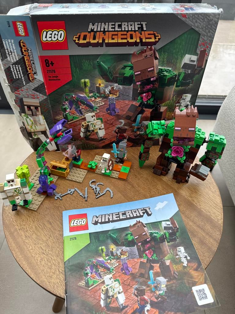 LEGO Minecraft Dungeons 21176 De Jungle Gruwel, Minecraft, Lego, Ophalen of Verzenden, Zo goed als nieuw