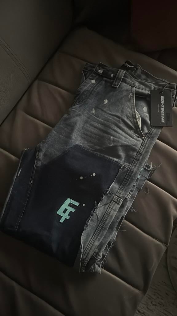 één tweetje, Kleding | Heren, Spijkerbroeken en Jeans, Zo goed als nieuw, W32 (confectie 46) of kleiner, Blauw, Ophalen