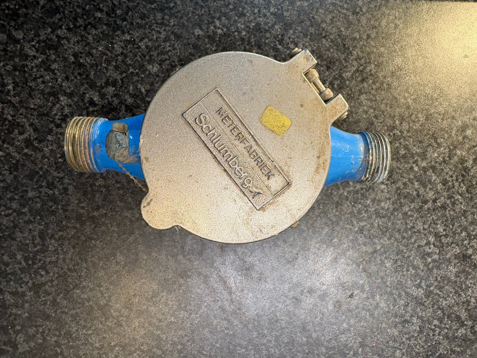 Schlumberger Watermeter - Gebruikt, Ophalen of Verzenden, Gebruikt, Chroom, Overige typen