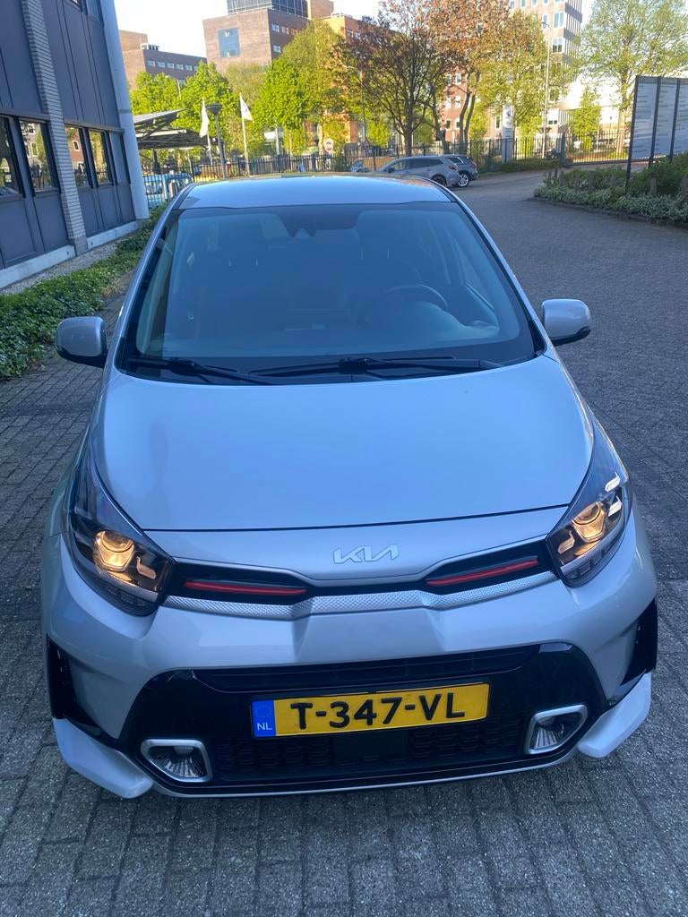 Kia Picanto 1.2 GT-Line MPI ISG 61KW 2023 Grijs, Auto's, Kia, 83 pk, 4 cilinders, Leder, USB