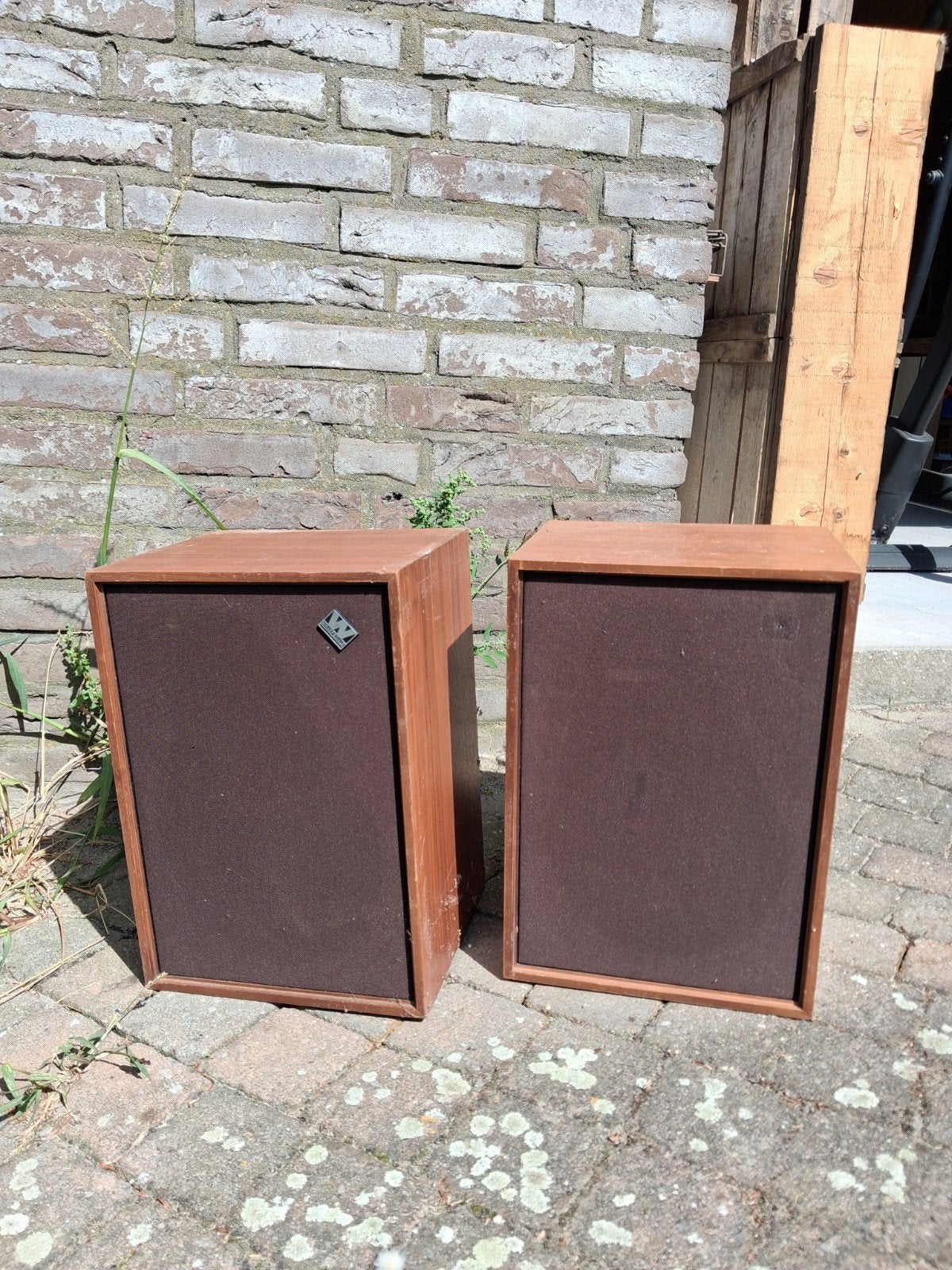 Wharfedale Denton 2 XP Vintage Boekenplank Luidsprekers, Gebruikt, Wharfedale, Ophalen of Verzenden, Minder dan 60 watt