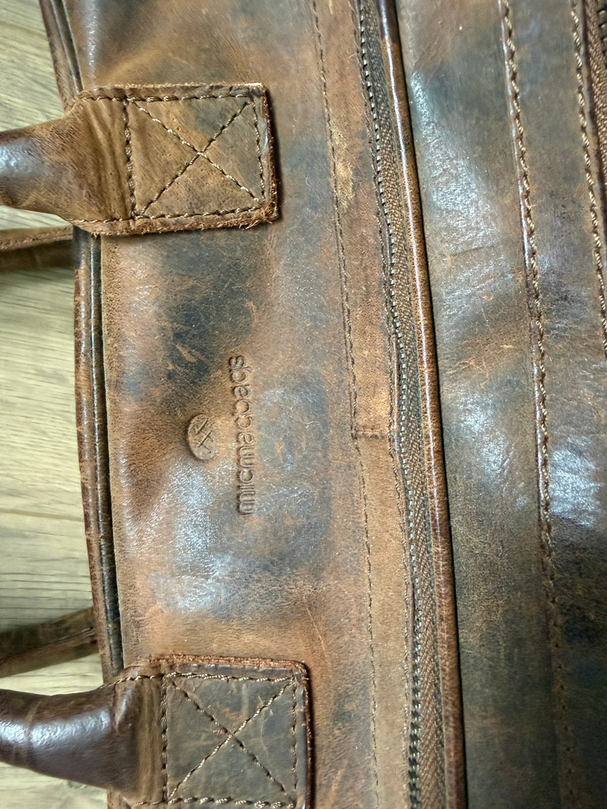 Micmacbags Luiertas cognac, Kinderen en Baby's, Luiertassen, Ophalen, Gebruikt
