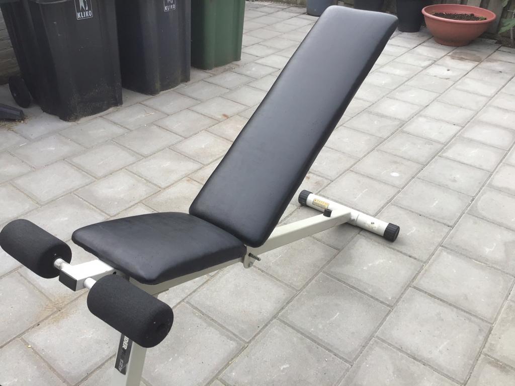 Stevige fitnessbank, verstelbaar, Ophalen, Gebruikt, Fitnessbank