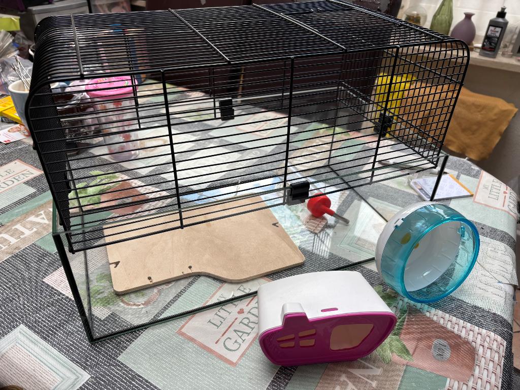 Hamsterkooi, Kooi, Minder dan 75 cm, Zo goed als nieuw, Hamster