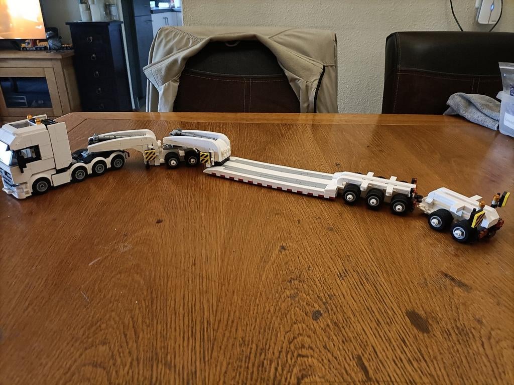 Lego moc zwaar transport met handleiding, Ophalen of Verzenden