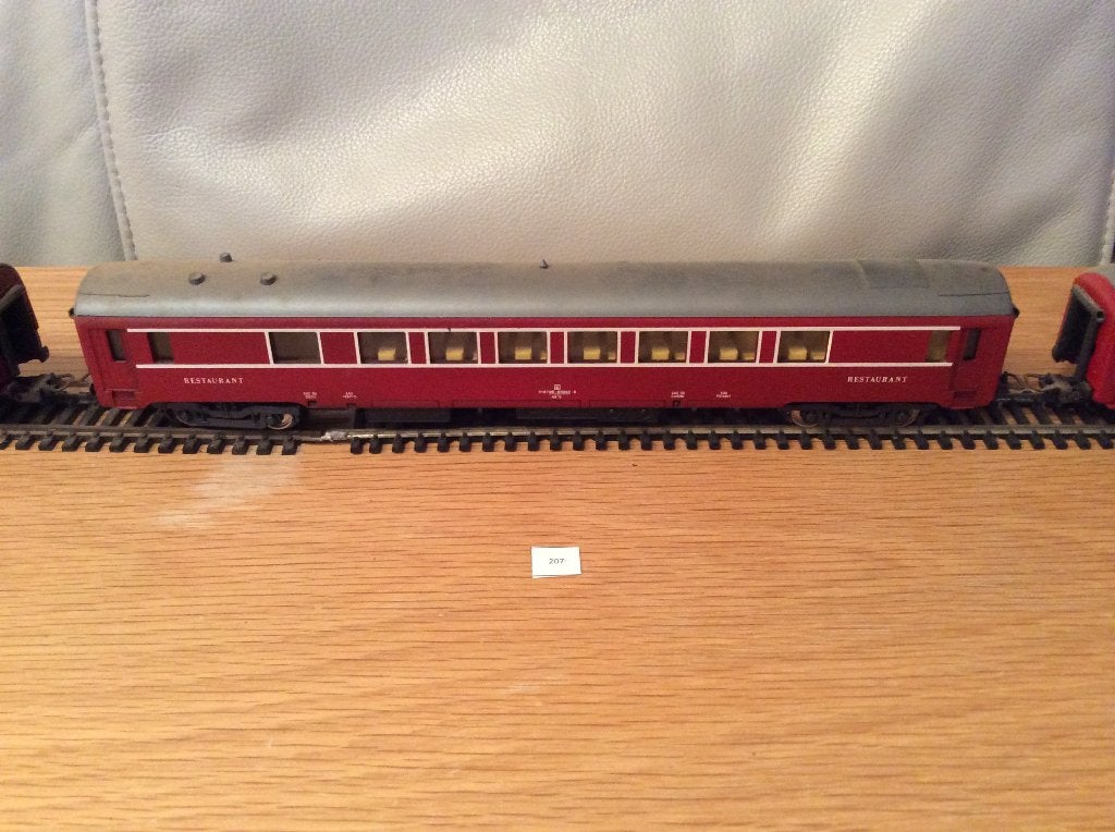 Lima restauratierijtuig - vintage modelspoor, Gebruikt, Gelijkstroom, Wagon, Ophalen of Verzenden