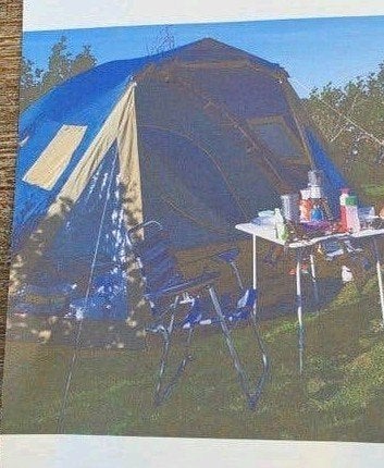 Tent Vrijbuiter 3-persoons merk zuiderzee met voortent, Caravans en Kamperen, Ophalen