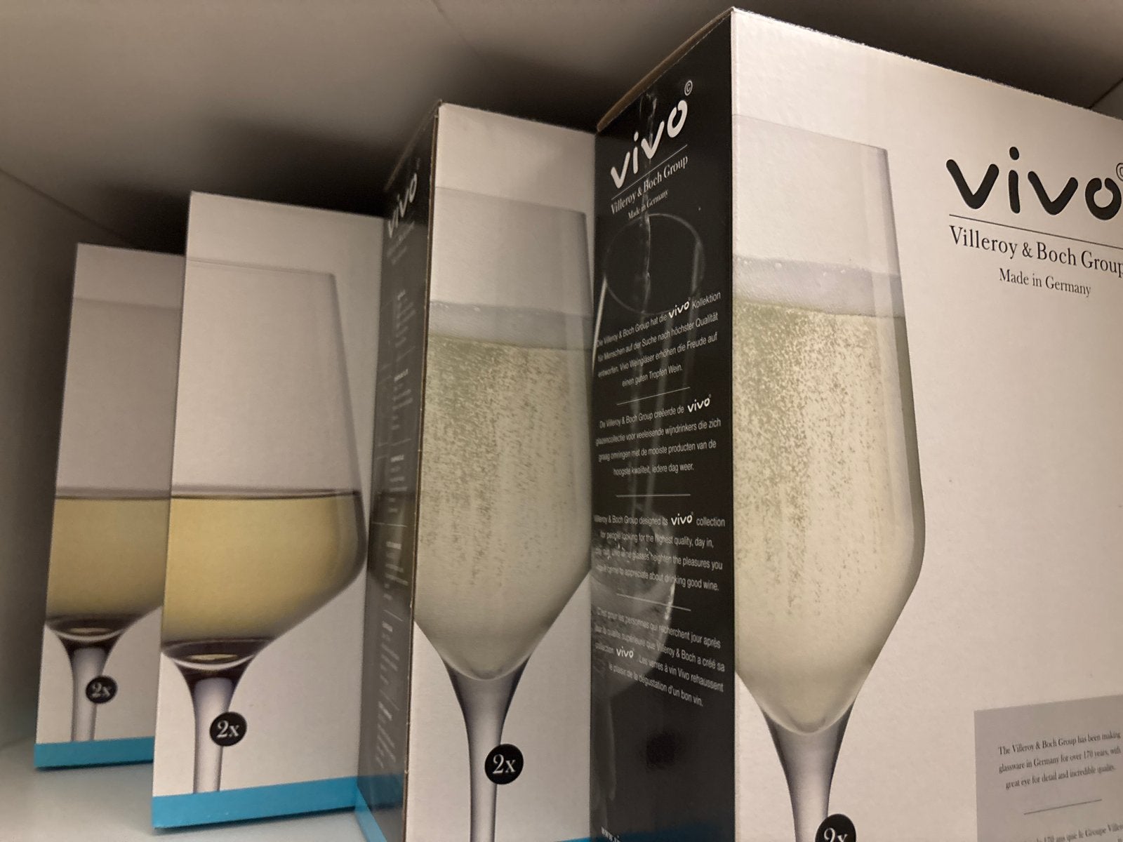 Vivo Villeroy & Boch glazen - Nieuw in doos, Ophalen, Glas of Glazen, Vivo, Nieuw