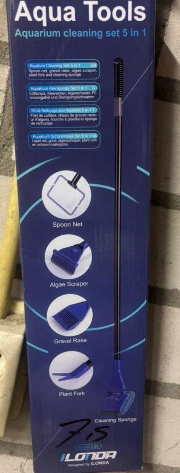 ILONDA Aquarium Cleaning Set 5-in-1 – Nieuw, Ophalen of Verzenden, Nieuw, Overige typen, Overige merken