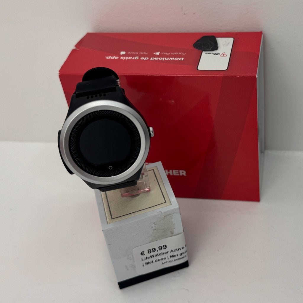 LifeWatcher Active Smartwatch | Met doos | Met garantie, Toulonselaan 72, Ophalen of Verzenden, Zo goed als nieuw, LifeWatcher