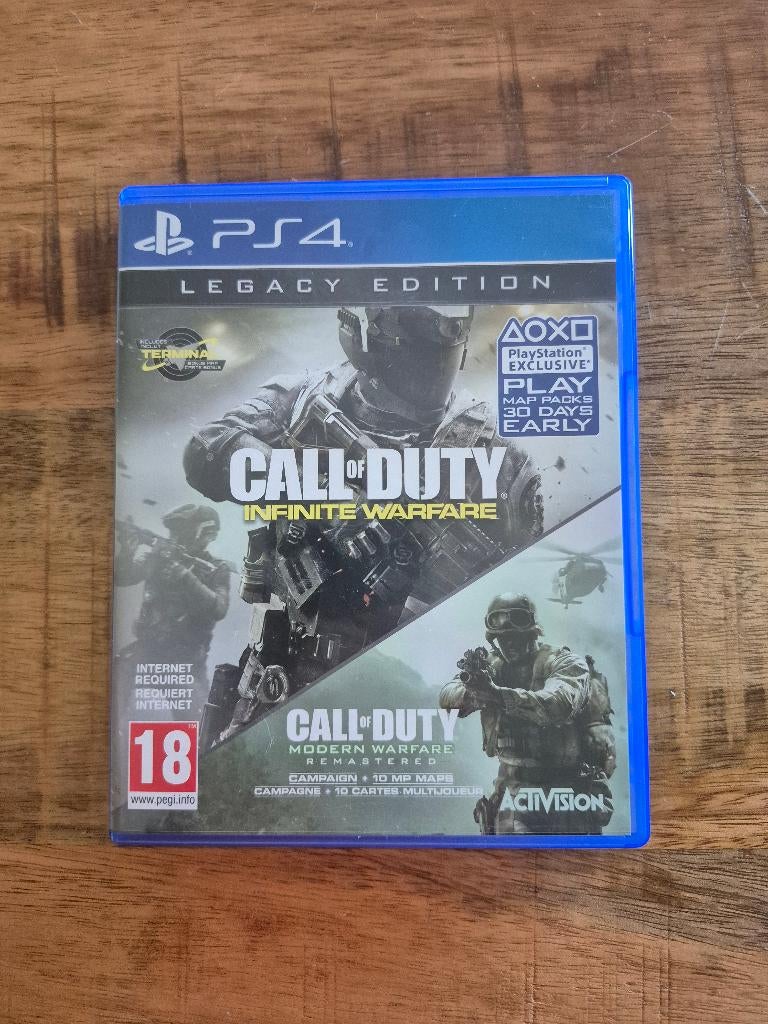 PS4 - Call of Duty Infinite Warfare Legacy Edition, Vanaf 18 jaar, Shooter, Zo goed als nieuw, Eén computer