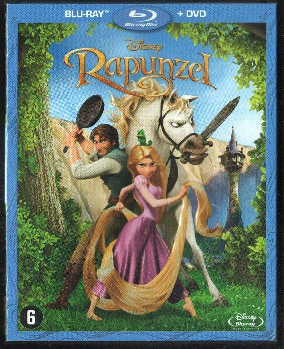 Rapunzel+DVD, SLIPCOVER, DISNEY. Blu-ray. NL audio+subs!, Cd's en Dvd's, Film, Nederlands, Ophalen of Verzenden, Boxset