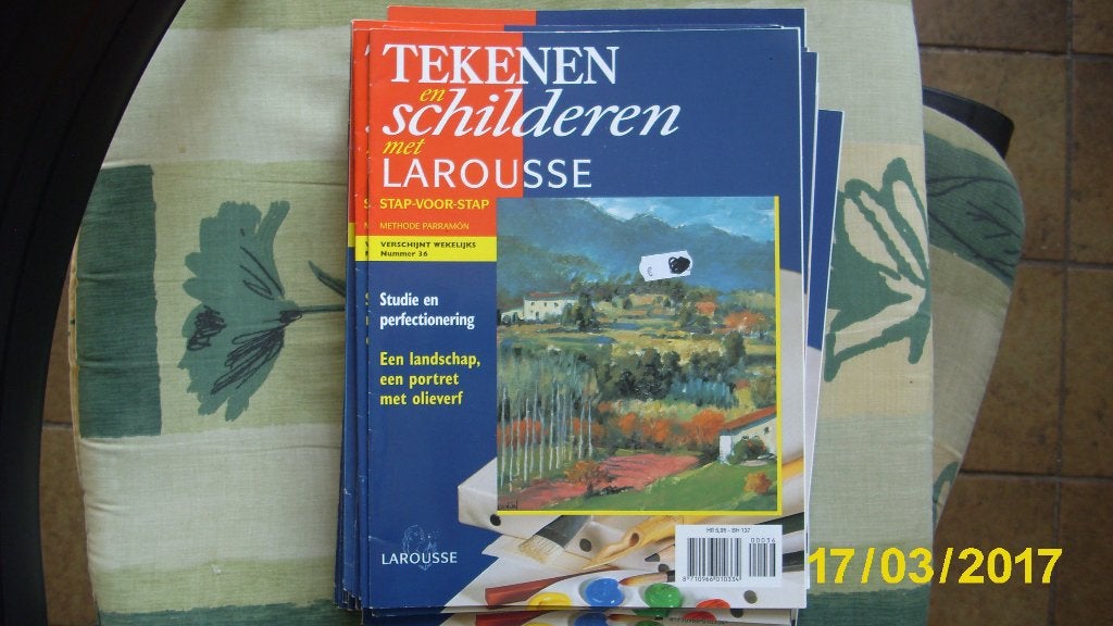 Teken- en schilderen met  Larousse - 36-39-40-42-43 en 44, Hobby en Vrije tijd, Verzenden, Gebruikt, Boek of Gids