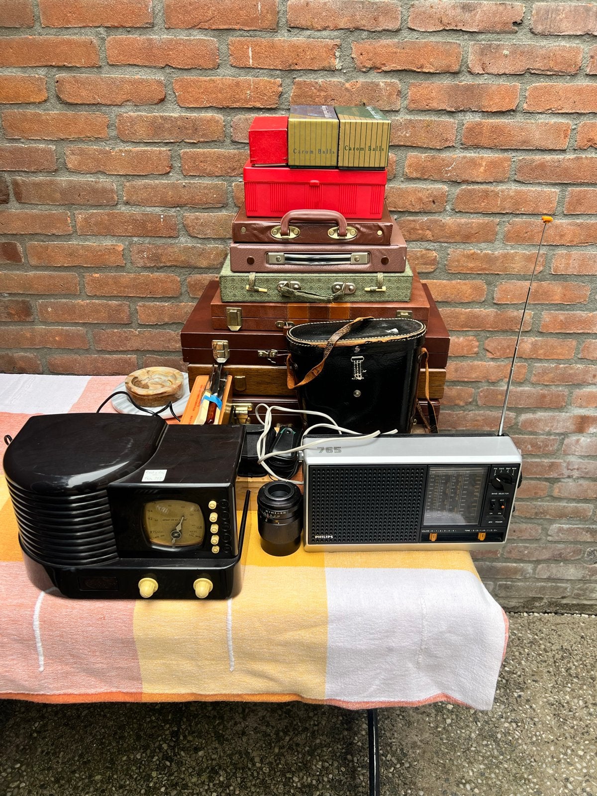 Vintage Mahjong, Domino, Backgammon sets en meer, Hobby en Vrije tijd, Een of twee spelers, Ophalen, Gebruikt, Reisspel
