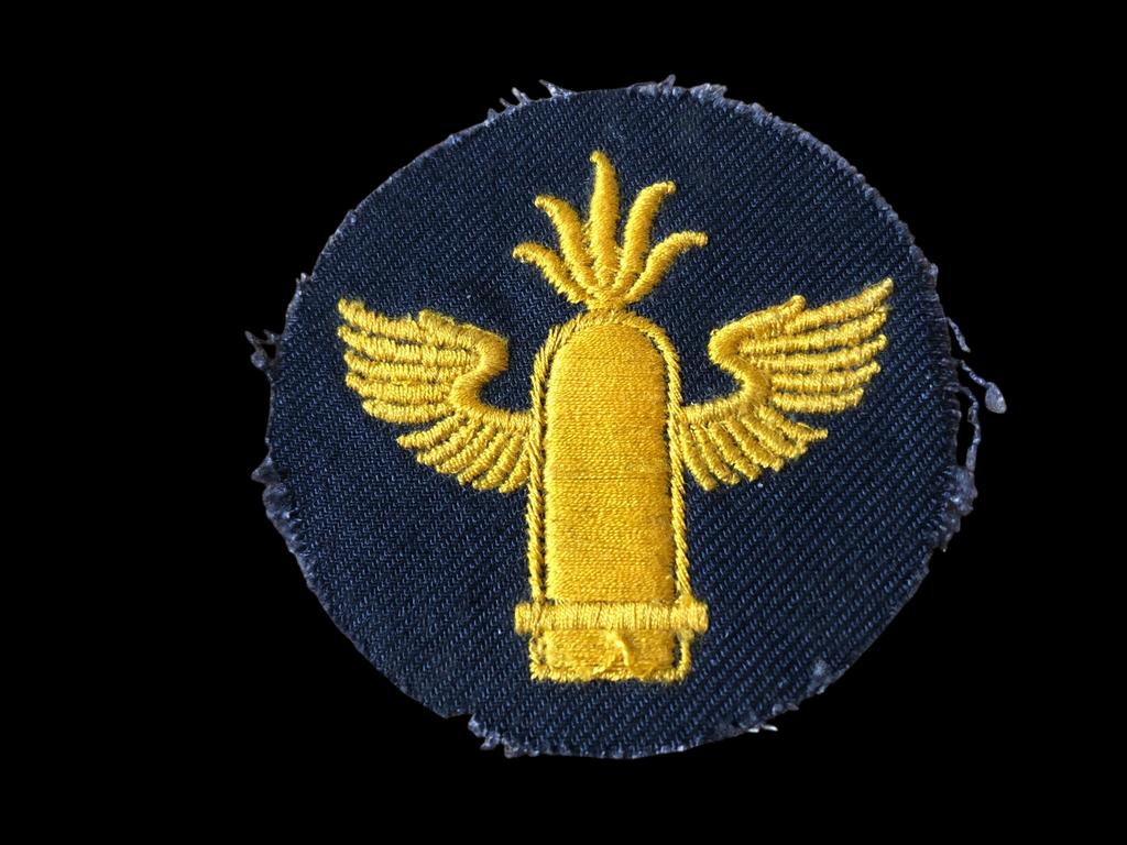 ww2 kriegsmarine küstenartillerie armpatch, Ophalen of Verzenden, Duitsland, Embleem of Badge