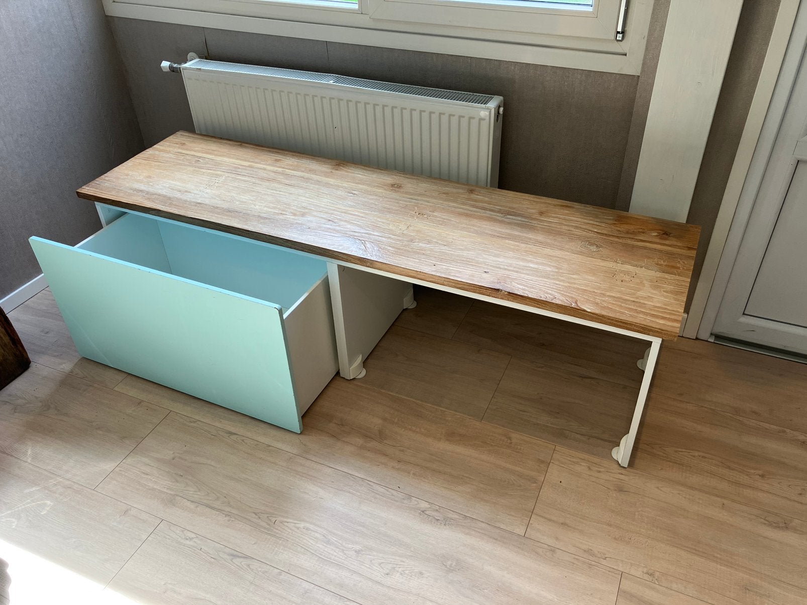 IKEA SMÅSTAD speelgoedkist met speelplek, Huis en Inrichting, Bureaus, Ophalen, Gebruikt