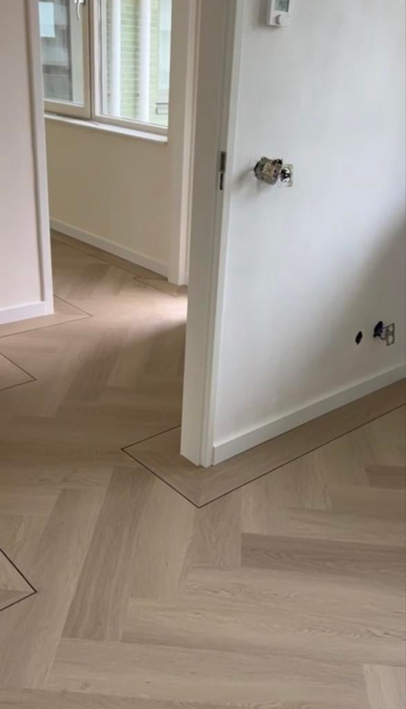 PVC visgraat, Hongaarse punt, tegel, rechte plank va €22,36, Crème, 75 m² of meer, Overige typen, Ophalen of Verzenden