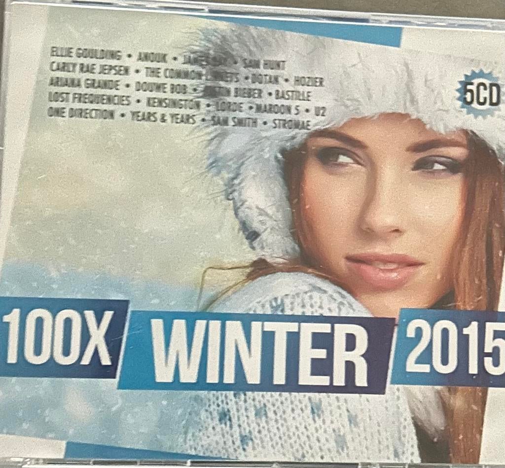 100x Winter 2015 - 5CD Boxset met diverse artiesten, Ophalen of Verzenden, Zo goed als nieuw