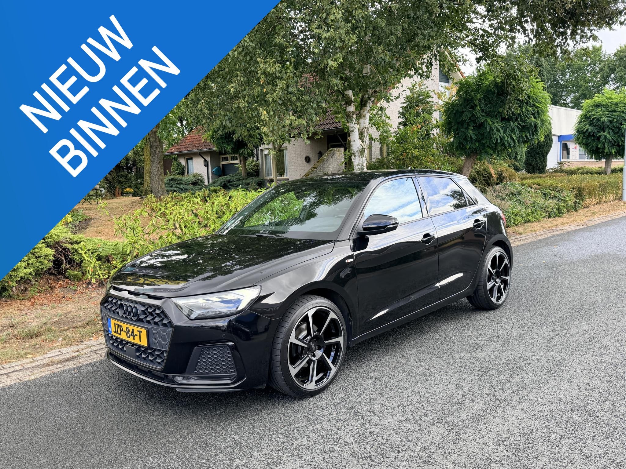 Audi A1 Sportback 30 TFSI 115PK S-Line AUTOMAAT•LED•Navi, Auto's, Zwart, 1100 kg, 3 cilinders, Geïmporteerd