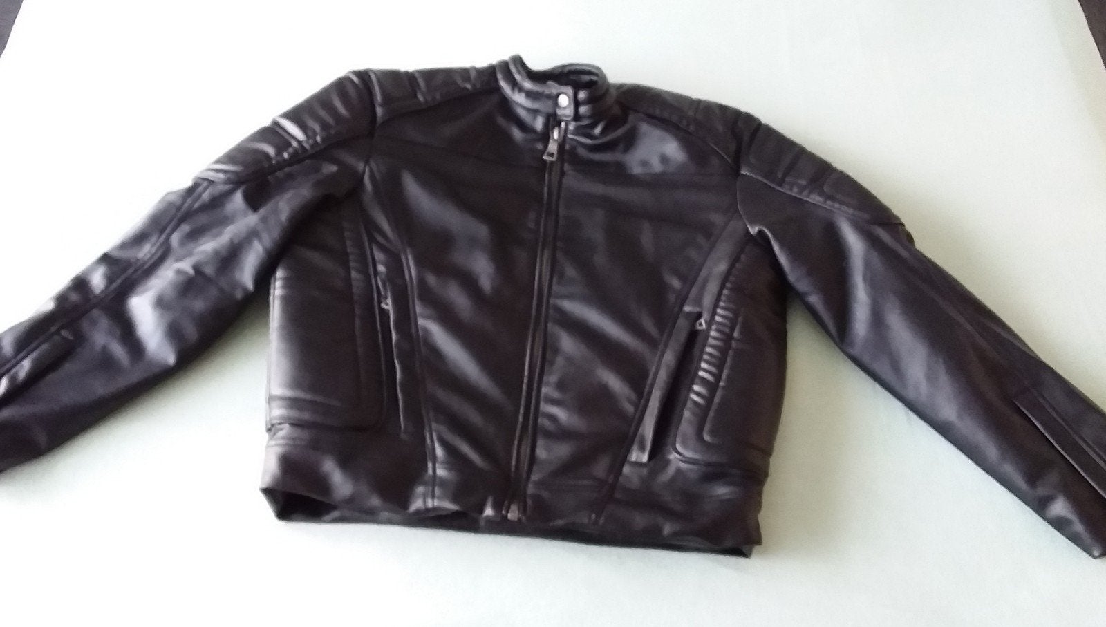 biker jas maat m, Kleding | Dames, Jassen | Winter, Ophalen of Verzenden, Zo goed als nieuw, Maat 38/40 (M), Zwart