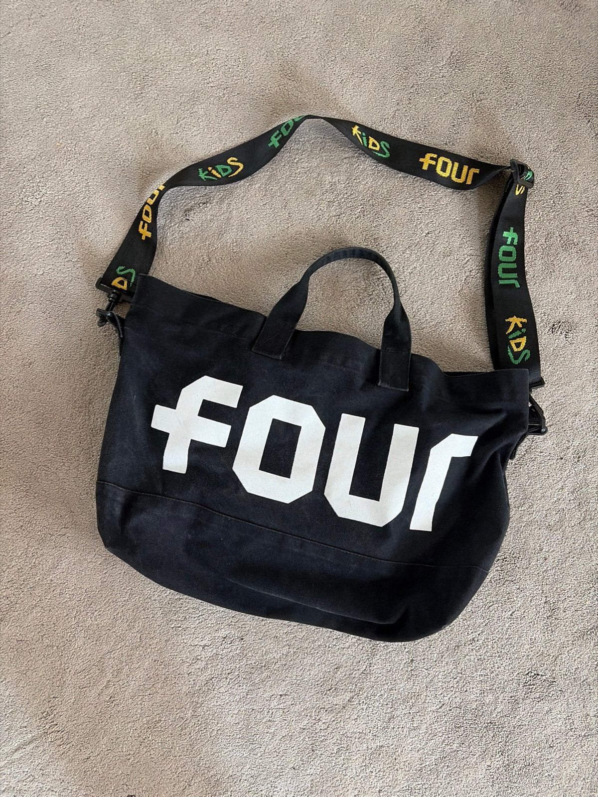 Four Amsterdam tas, Sieraden, Tassen en Uiterlijk, Tassen | Damestassen, Ophalen of Verzenden, Gebruikt, Zwart, Shopper
