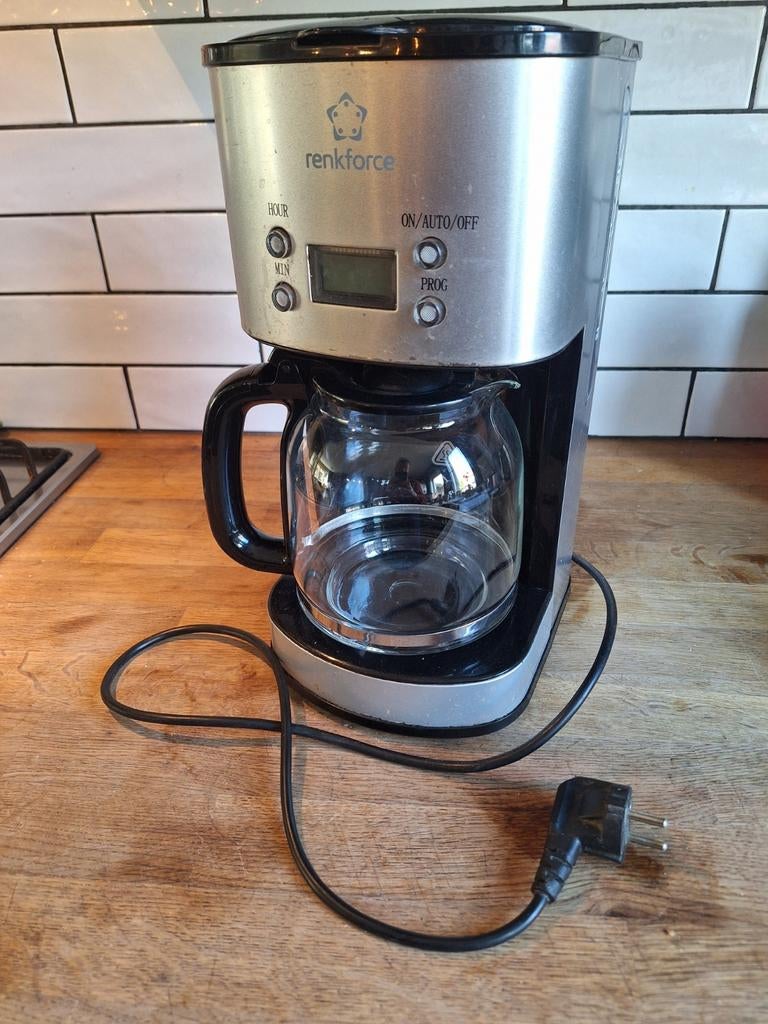 Renkforce koffiefiltermachine CM4216 defect, Ophalen, Niet werkend, Koffiemachine, Gemalen koffie