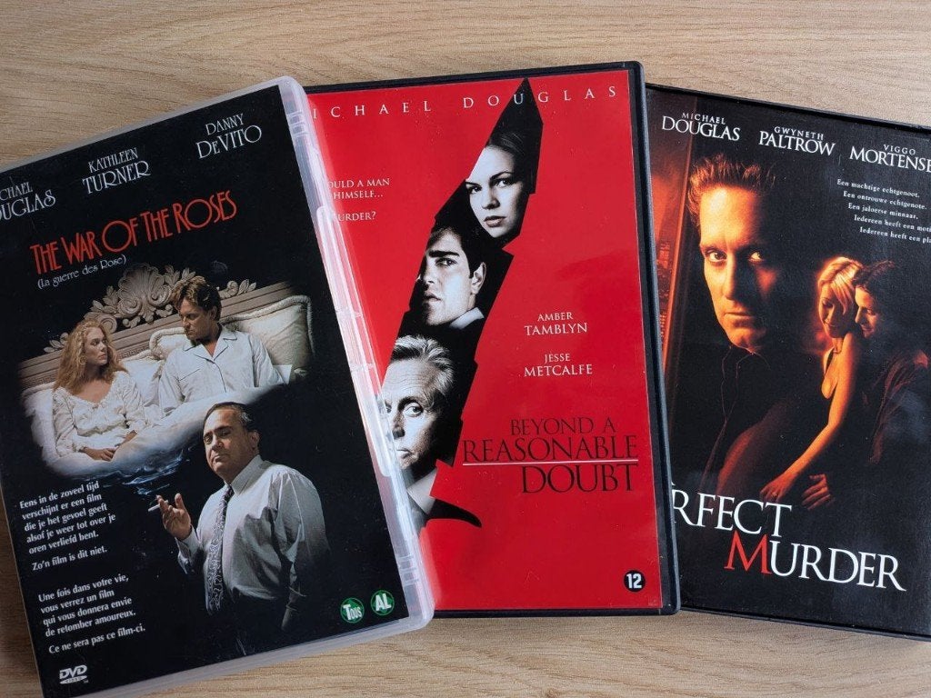 3 × DVD films | Michael Douglas ( War of the Roses ), Ophalen, Engels, Nederlands, Overige genres