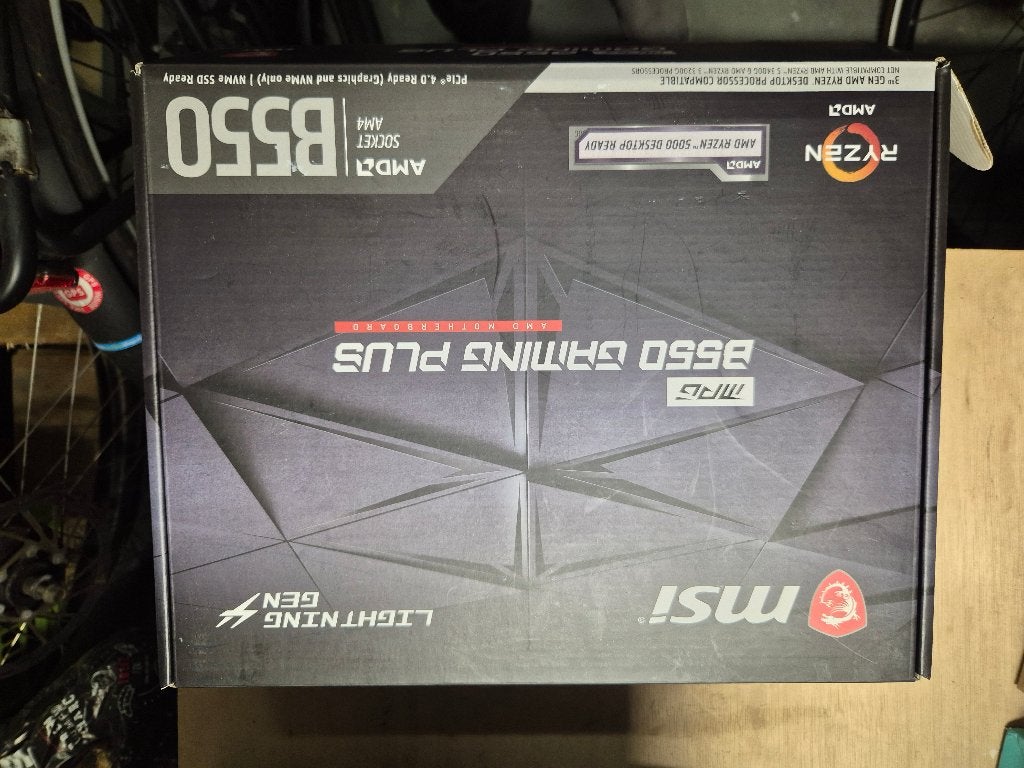 MSI MPG B550 GAMING PLUS+AMD Ryzen5 3600+16GB Corsair DDR4, Computers en Software, Moederborden, Gebruikt, DDR4, Ophalen of Verzenden