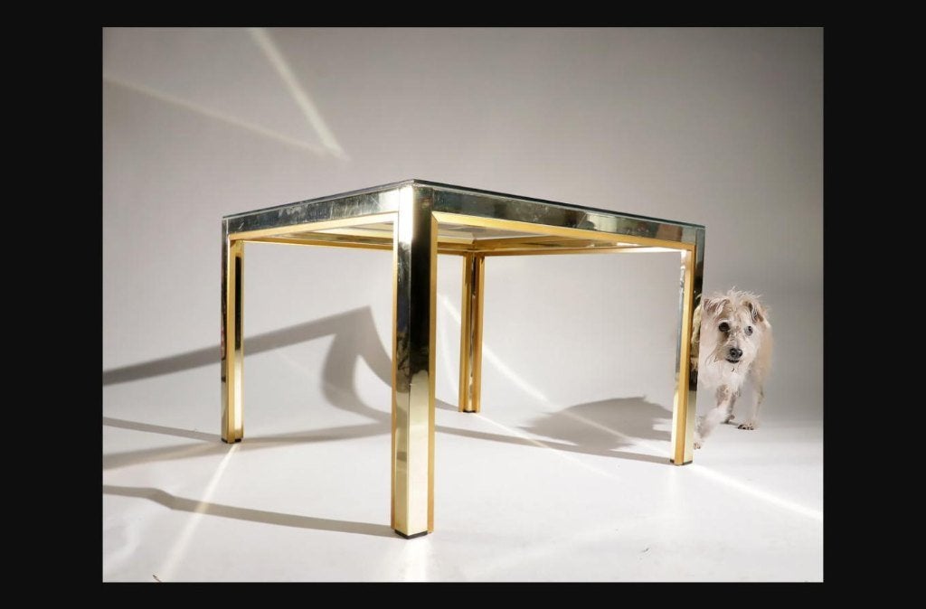 Hollywood Regency Italian Coffee Table by Renato Zevi 1970, Ophalen