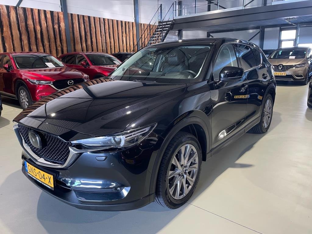 Mazda CX-5 2.5 4WD SkyActiv-G 194 Signature leder navi carpl, Auto's, Dealer onderhouden, Gebruikt, 4 cilinders, 2000 kg